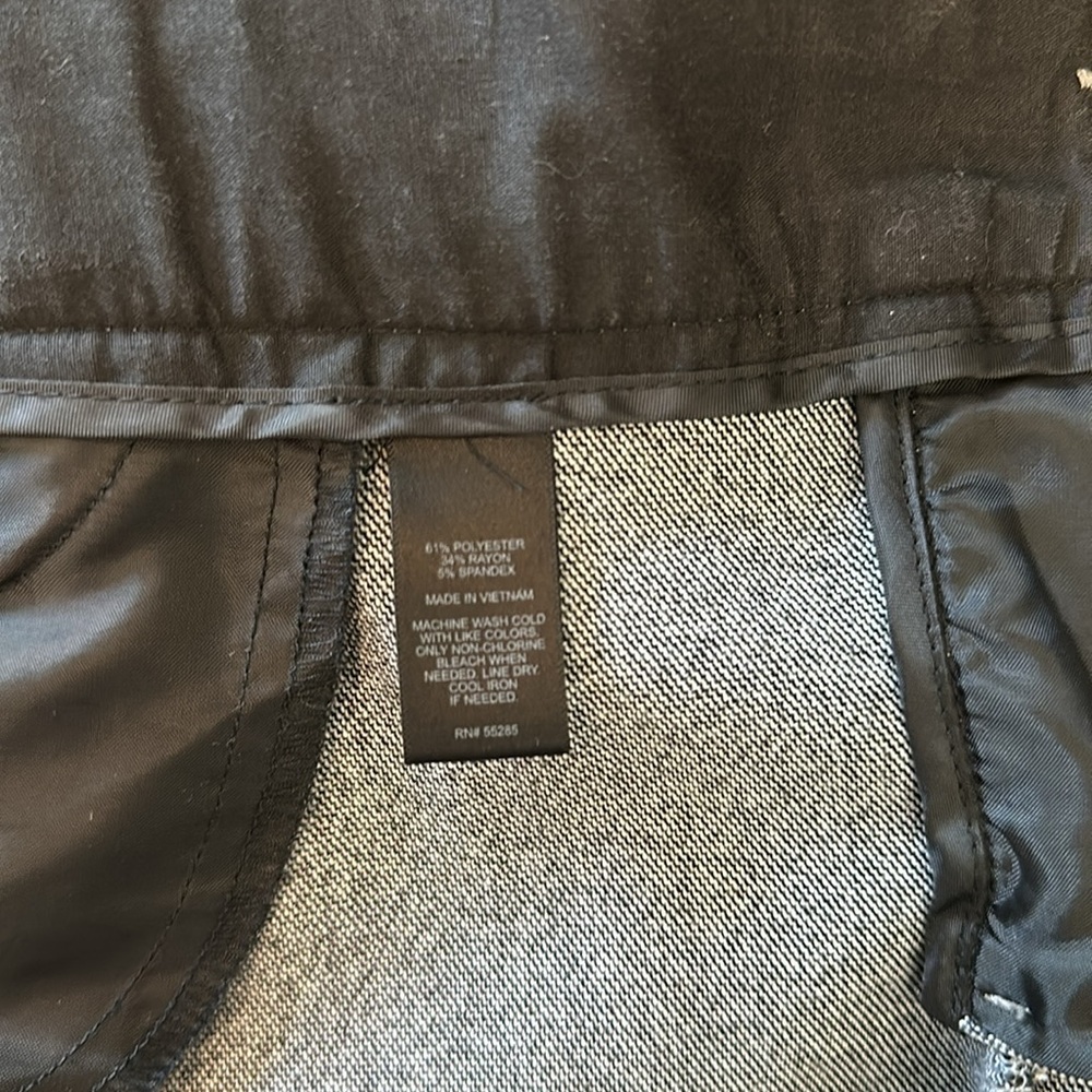 Express Editor pant - black and white size 6R - Picture 7 of 7